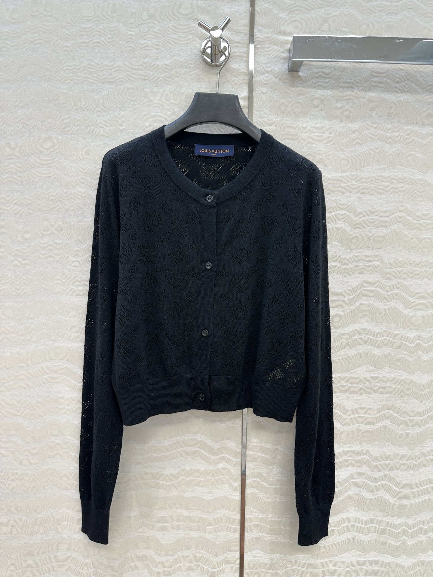 独家首发❤️原单品质！Monogram花㚏针织两件套！气质小圆领背心搭配圆领短款小开衫。18针瑞士机重工