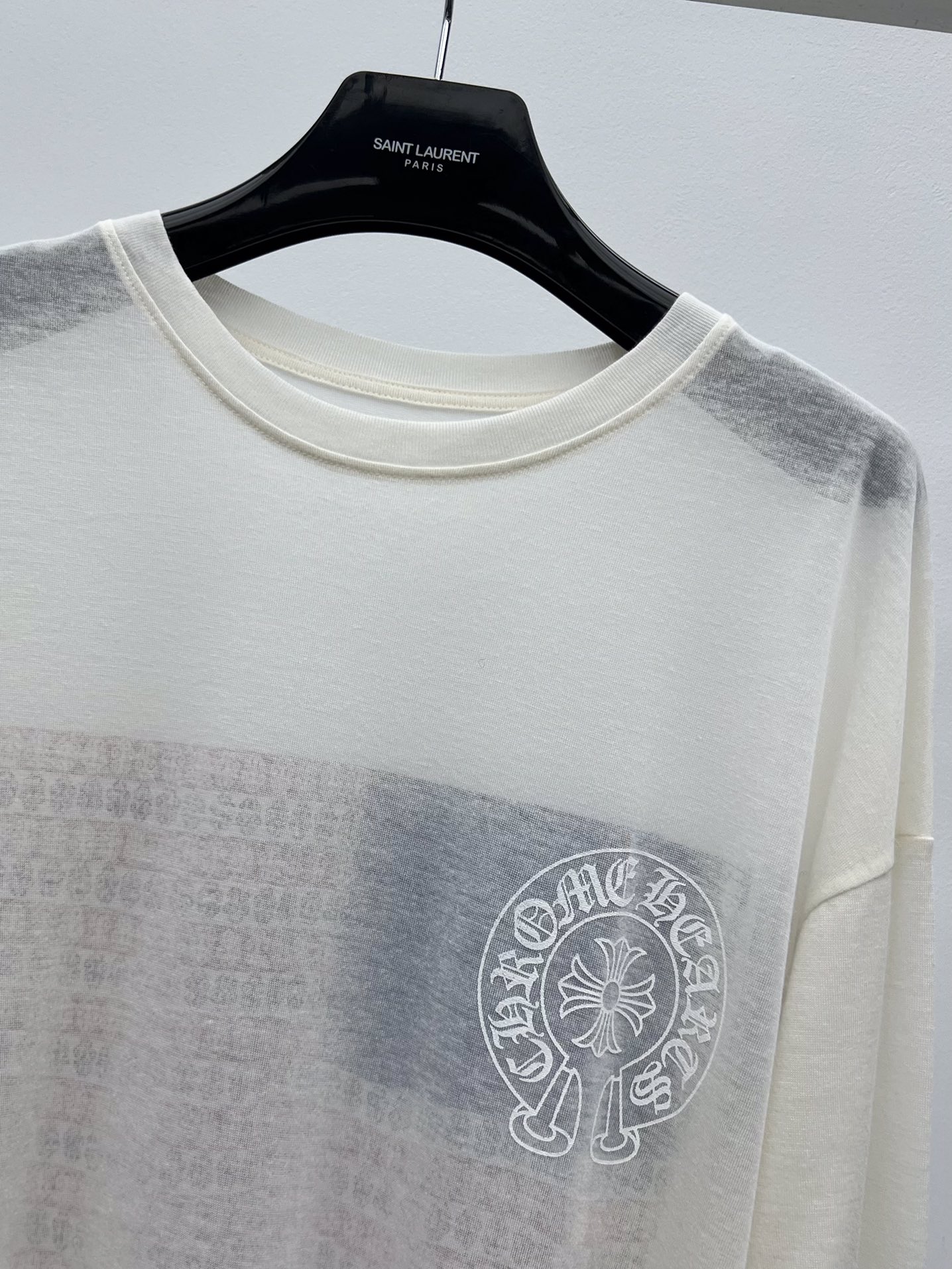 Chrome heart*梵文印花长袖T这件真是太舒服噜 慵懒风十足超级无敌软糯轻薄 上身秒变纸片人🇺🇸