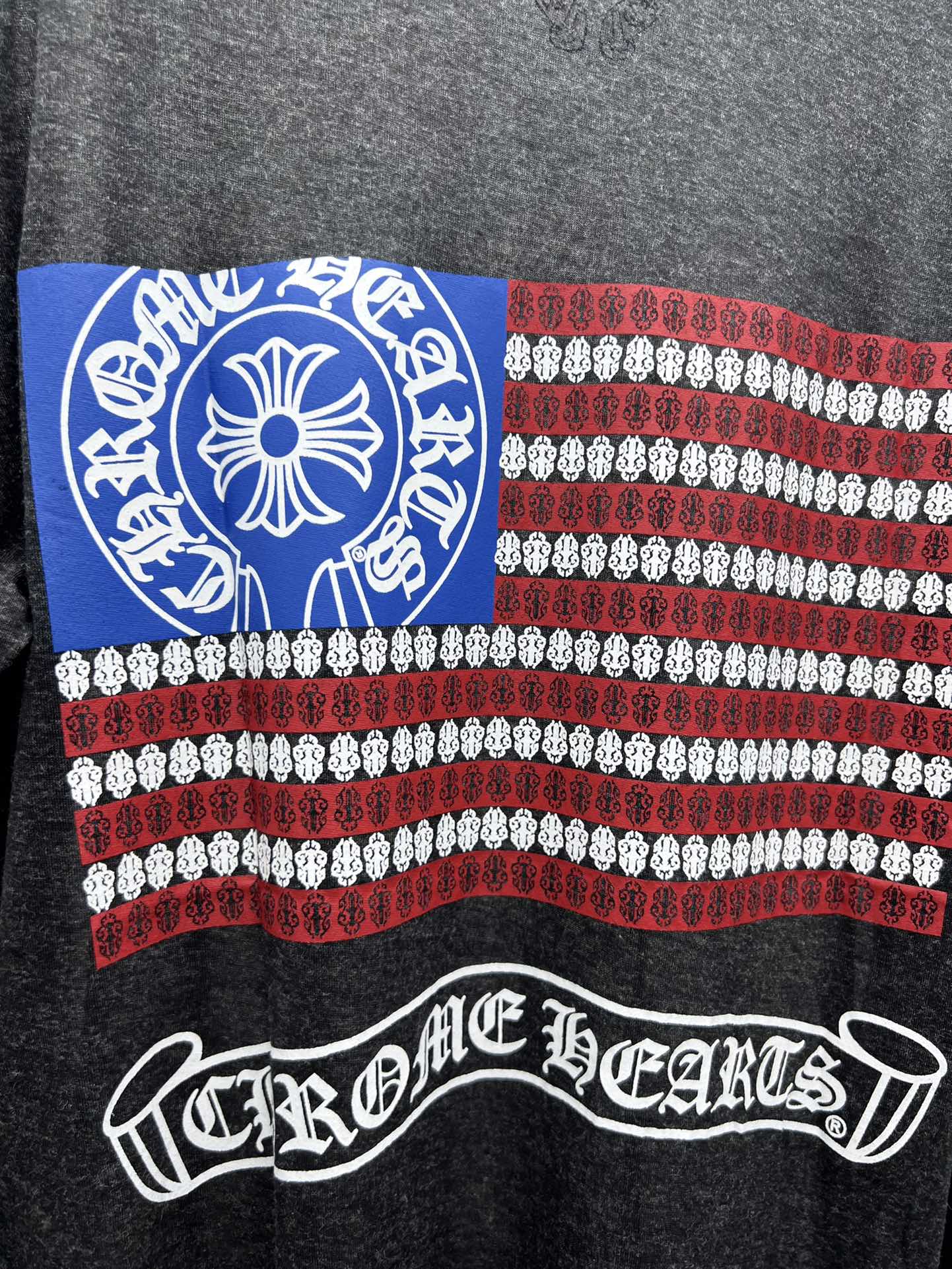 Chrome heart*梵文印花长袖T这件真是太舒服噜 慵懒风十足超级无敌软糯轻薄 上身秒变纸片人🇺🇸