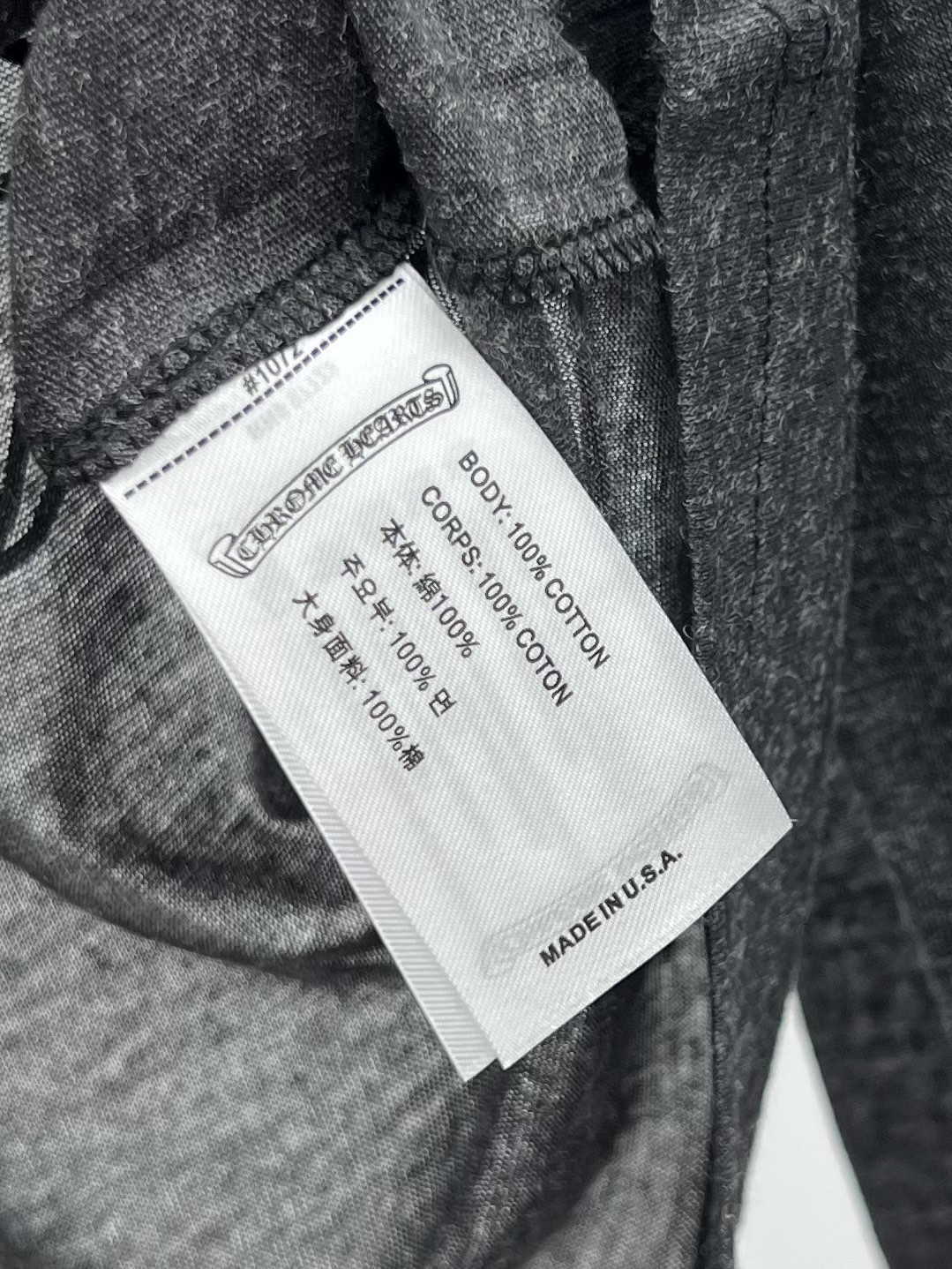 Chrome heart*梵文印花长袖T这件真是太舒服噜 慵懒风十足超级无敌软糯轻薄 上身秒变纸片人🇺🇸