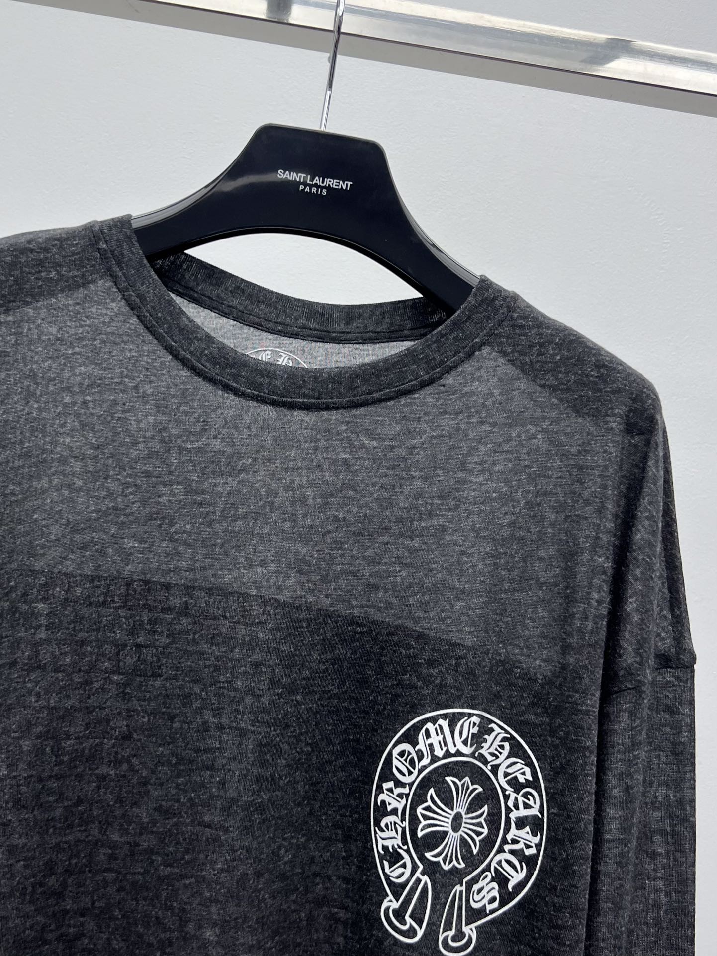 Chrome heart*梵文印花长袖T这件真是太舒服噜 慵懒风十足超级无敌软糯轻薄 上身秒变纸片人🇺🇸