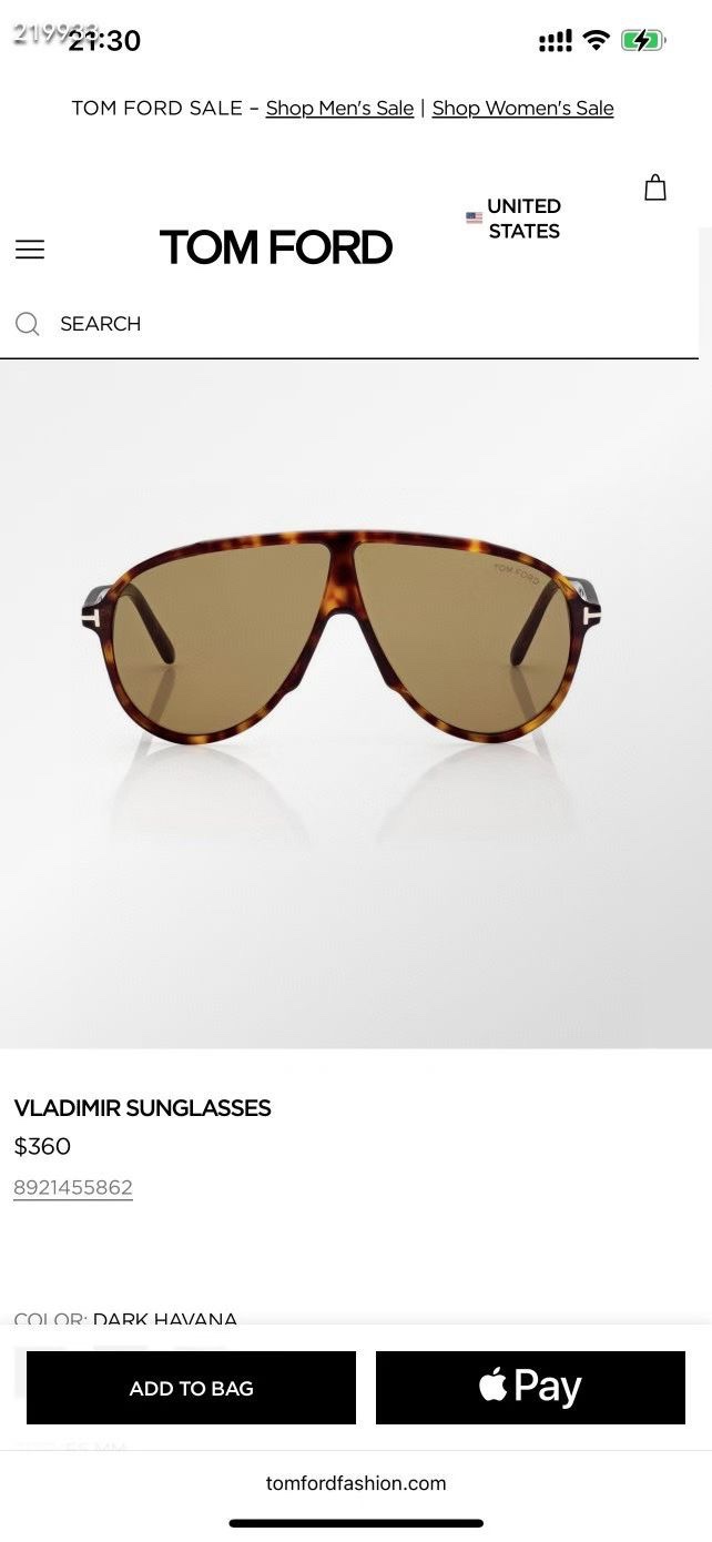 ‼️ 官网图 𝑻𝒐𝒎 𝑭𝒐𝒓𝒅 oversizedMod：FT1211100% UV PROTECTIO