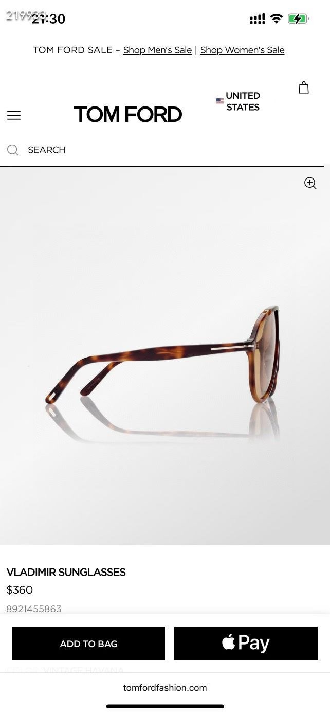 ‼️ 官网图 𝑻𝒐𝒎 𝑭𝒐𝒓𝒅 oversizedMod：FT1211100% UV PROTECTIO