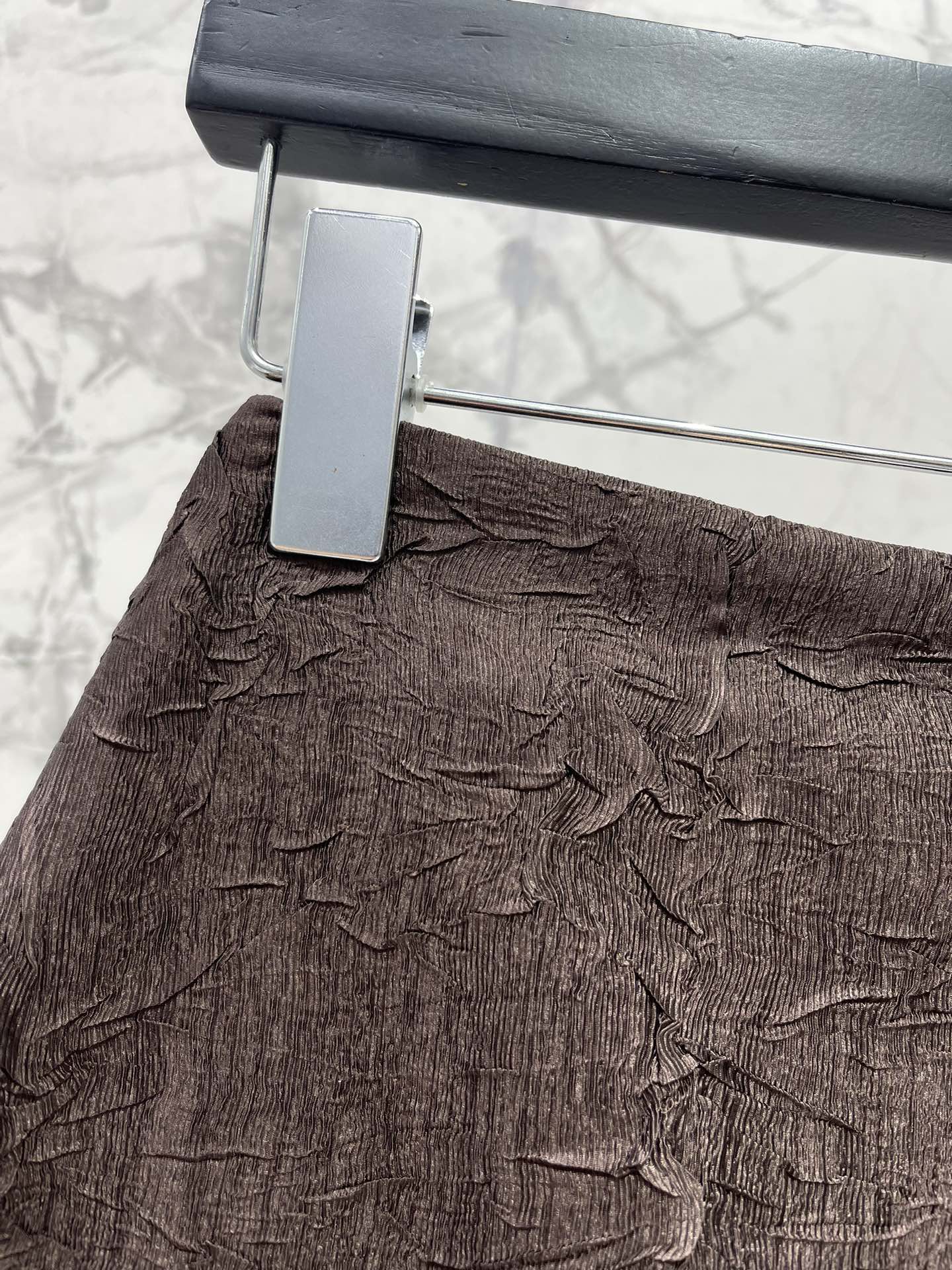 Юбка мини Saint Laurent складчатая