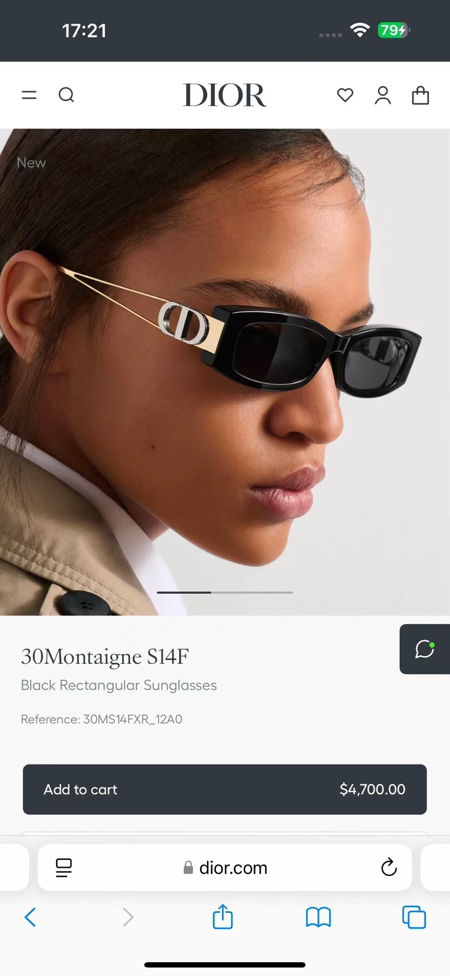 ‼️ 官网图 Dio*MODEL：30Montaigne S14FSIZE： 54口17-130☾⋆