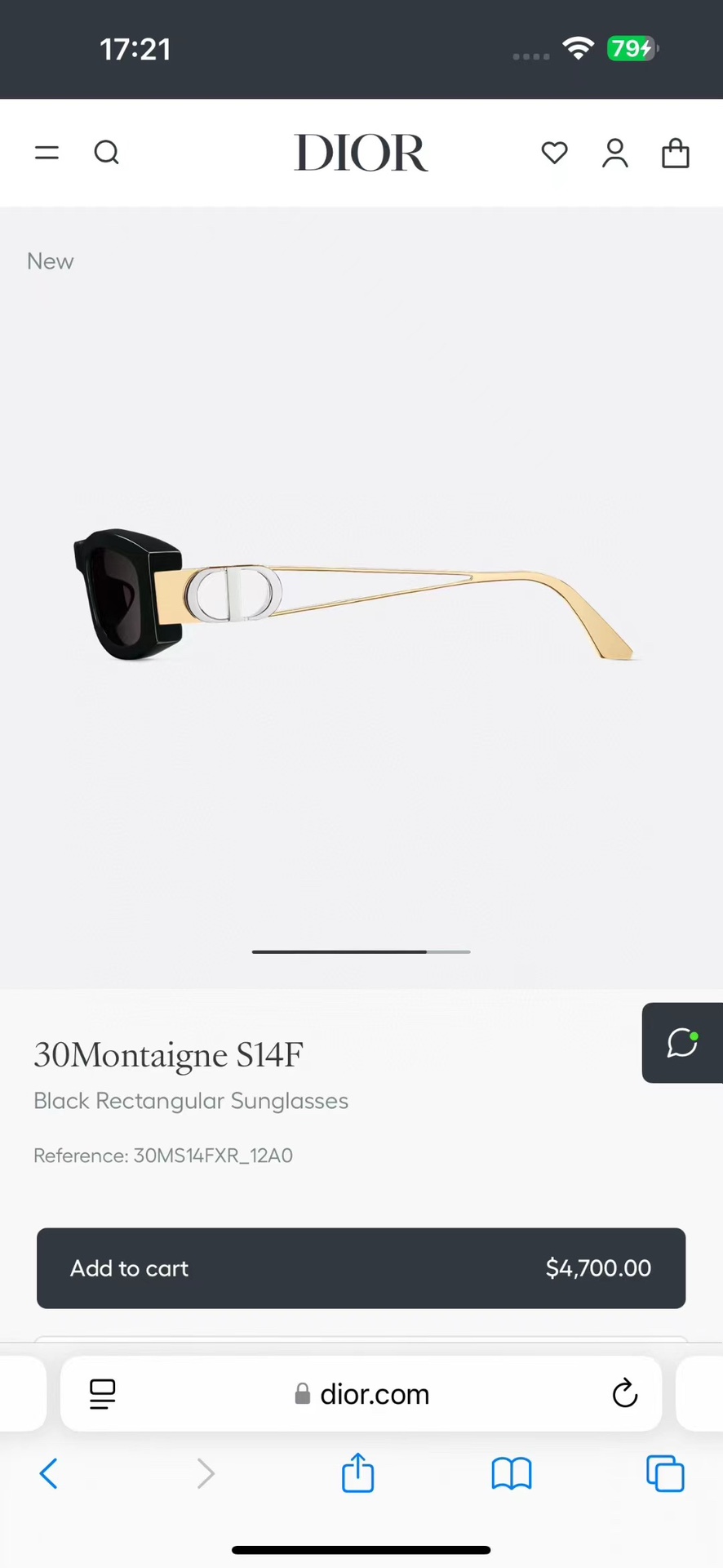 ‼️ 官网图 Dio*MODEL：30Montaigne S14FSIZE： 54口17-130☾⋆