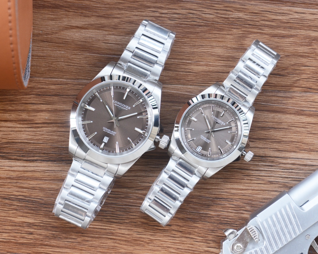 Longines Conquest VHP Blue Dial Stainless Steel Watch Couple Quartz Wristwatch 6 i1757593554 7494 4