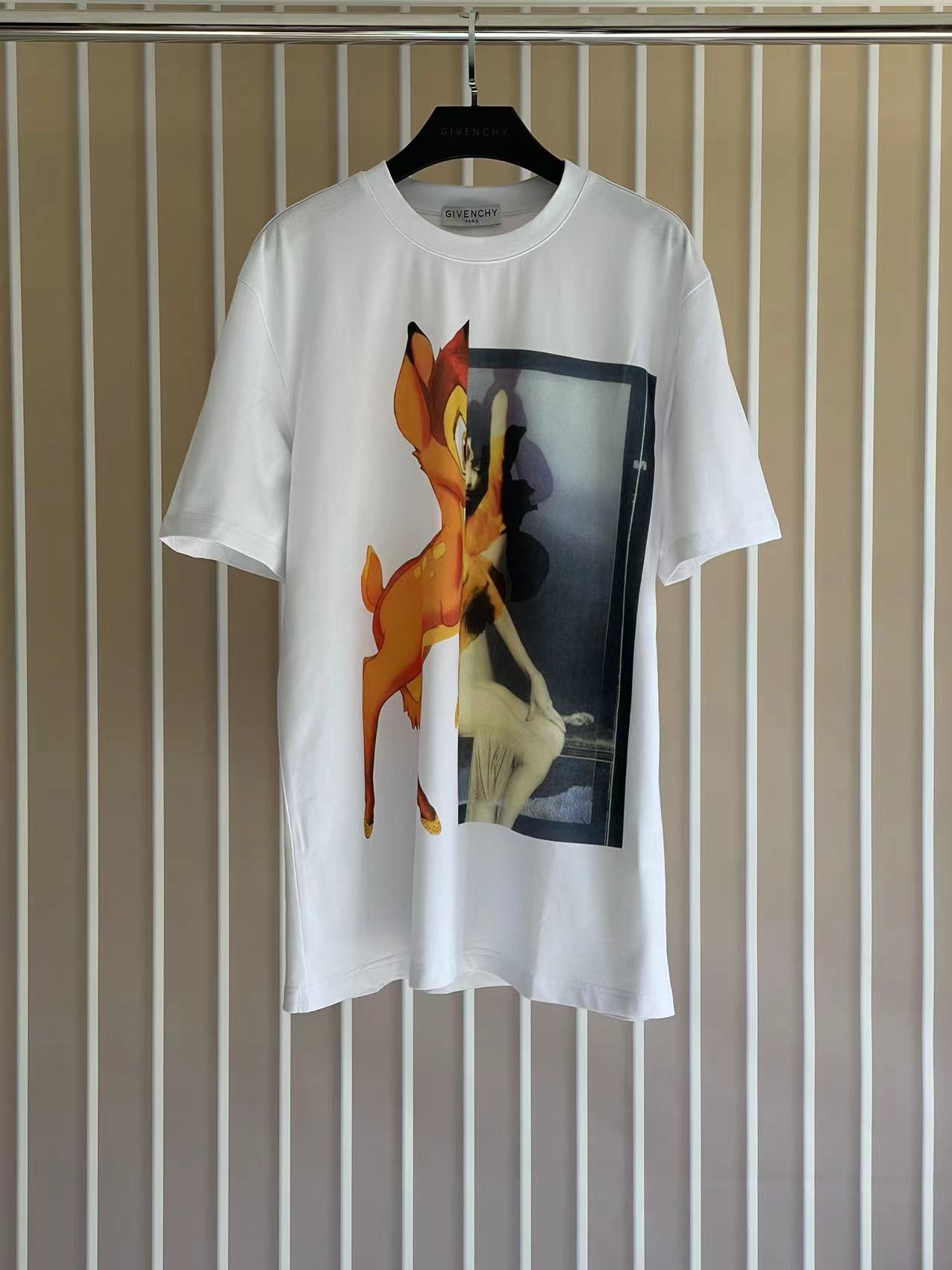 GVC 25/SS clásico colorido pequeño 🦌 Camiseta 200 gramos de algodón de doble capa versión superior X S S Ｍ L X L@148