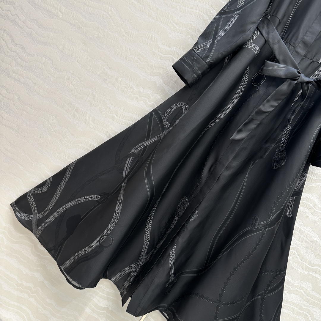 Elegant Women's Silk Shirt Dress With Belt, Long Sleeve, Palefroi Remix 7 i1757616412 8460 5