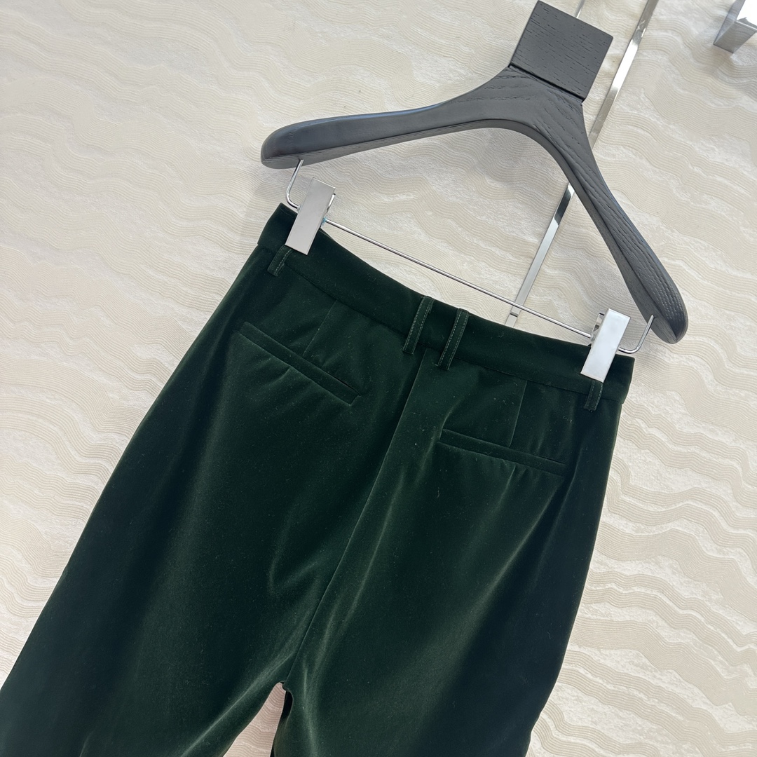 独家首发❤️原单品质，slP🆕高智感穿搭！宋佳同款！时髦精丝绒直筒裤！极简主义立体裁剪小直筒九分裤！复古