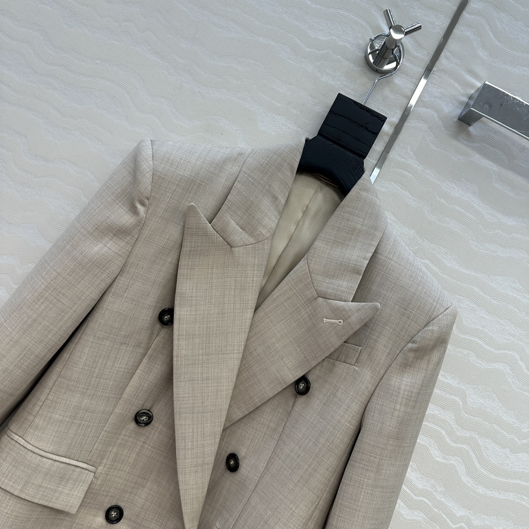 独家首发！原单品质❤️slP🆕高智感穿搭！宋佳，宋妍霏同款。潇洒帅气的高级羊毛大西装！进口羊毛混纺面料挺