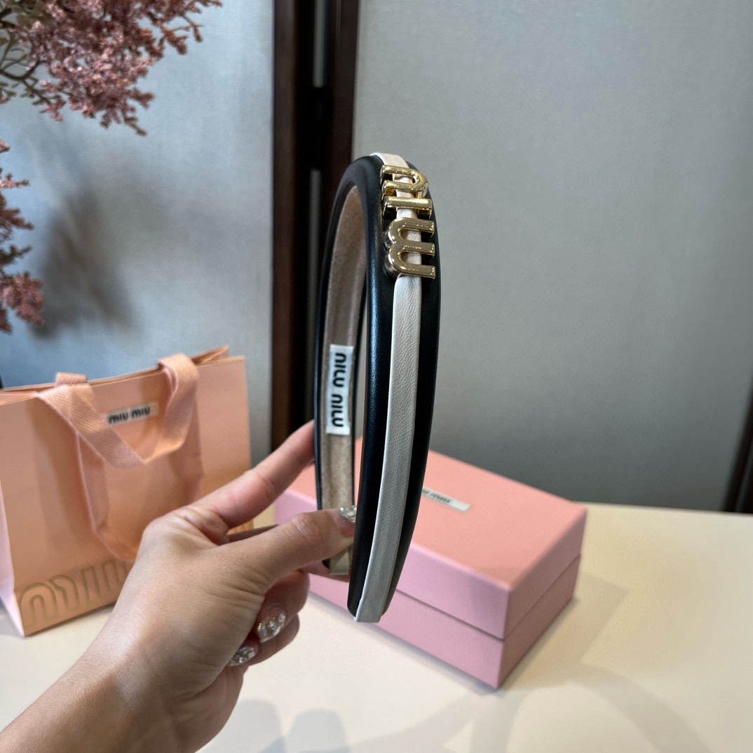 ¥miumiu缪缪新款发箍