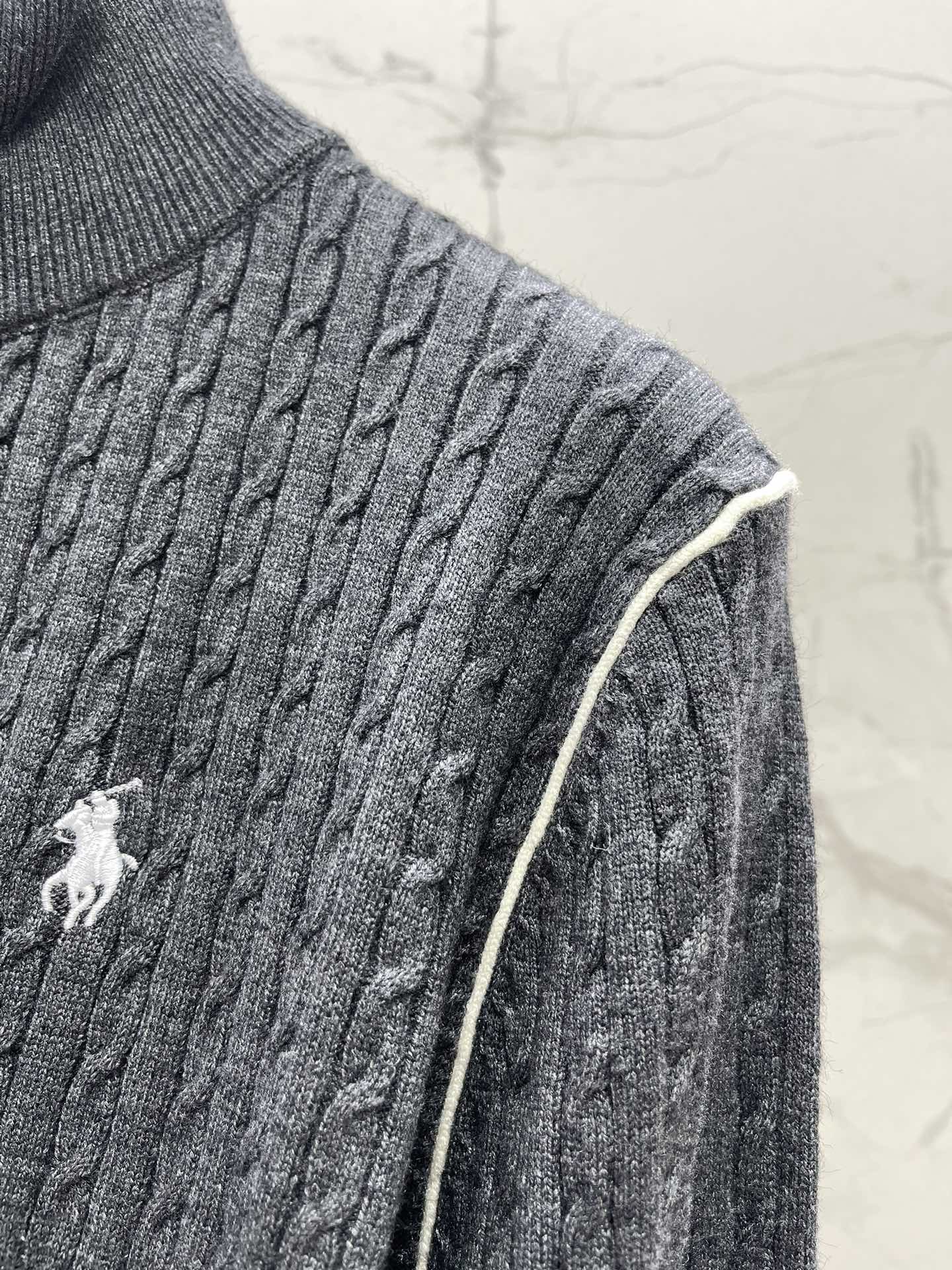 Polo * 拉夫劳伦秋季罗纹针织衫秋天第一件心动单品必须安利给你们👇🏻Polo和拉夫劳伦联名的这款罗纹