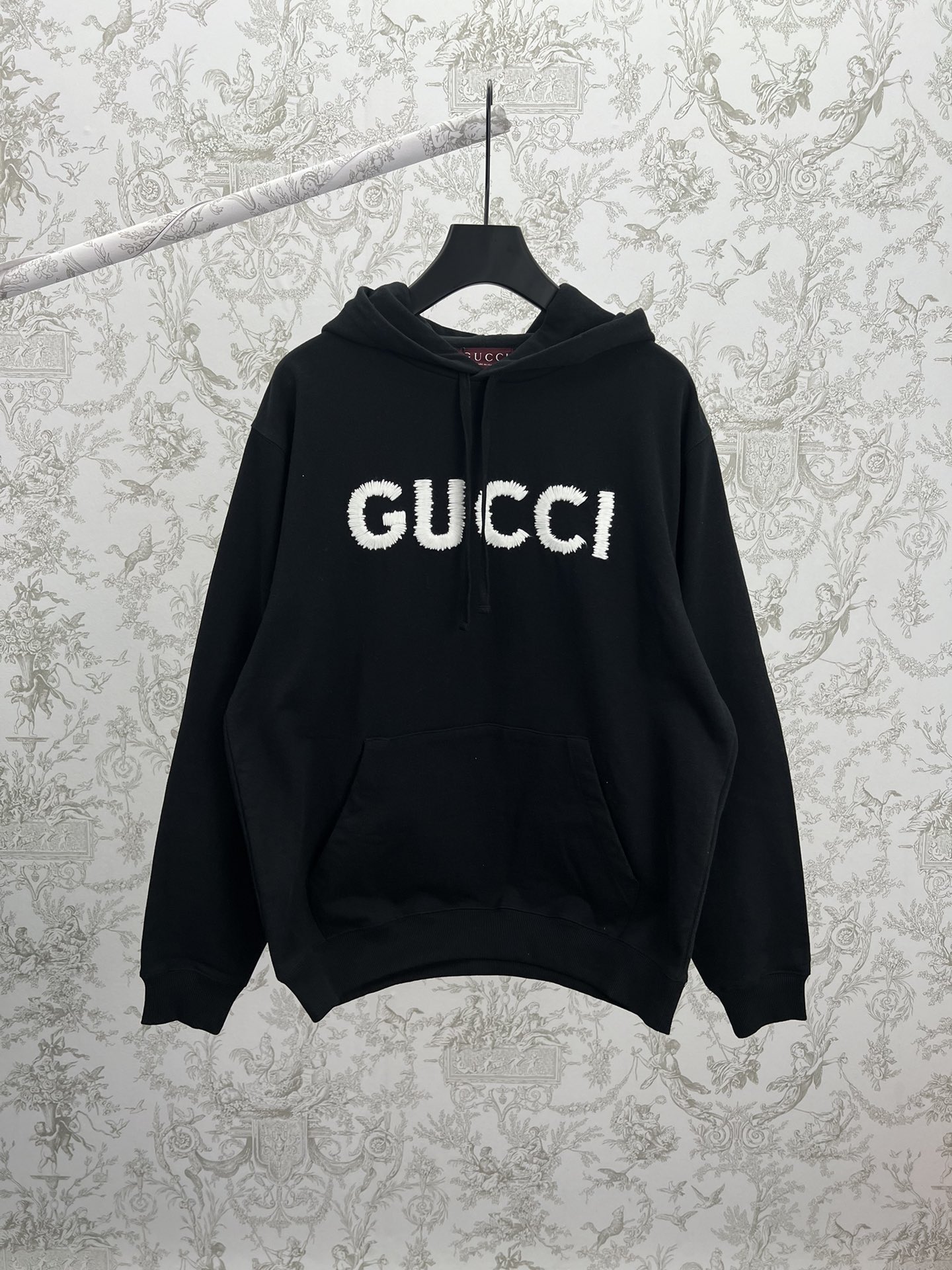 G家 25ss nueva temporada sudadera con capucha de algodón de punto bordado, varias prendas de punto de la nueva temporada…