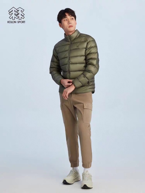 Kolon Sport Lightweight Down Jacket Stand Collar Puffer Coat 1 Kolon Sport Lightweight Down Jacket Stand Collar Puffer Coat