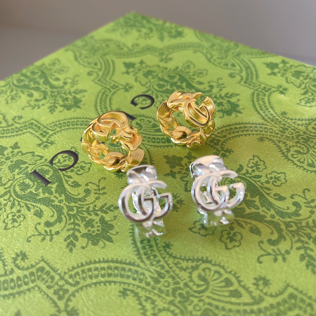 NO:383172,Too handsome and the latest model, no explosion, no release, direct sales from the manufacturer, original one to one replica Gucci earrings, fine jewelry, gucci19860909太帅爆了最新款 不爆不发 厂家直销 原版一比一复刻 古驰耳钉,饰品精品,gucci,Jewelry