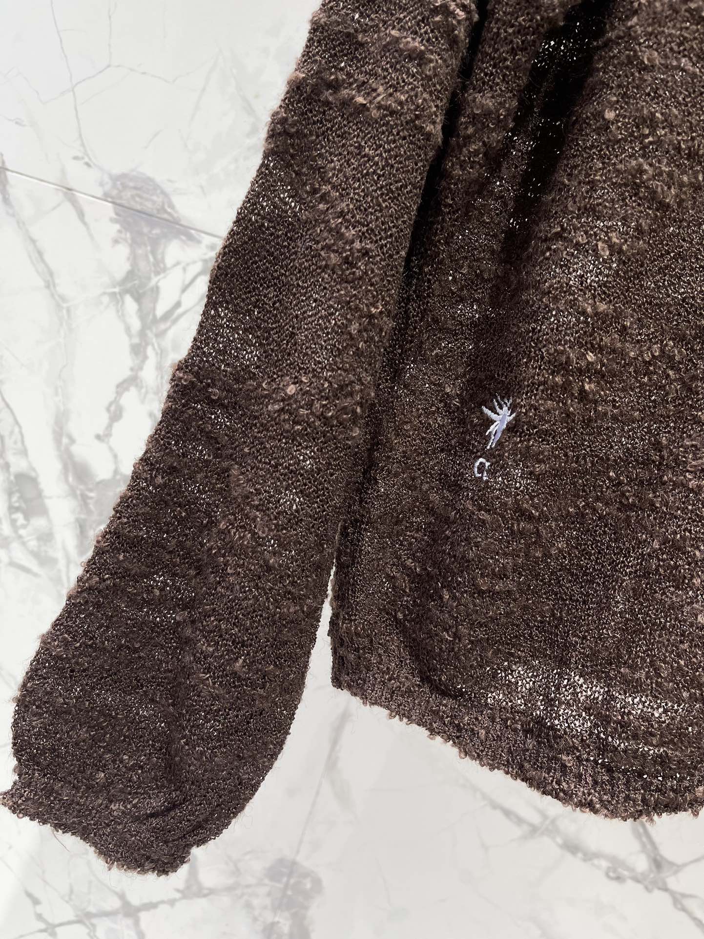 Dior Women's Loose Fit Long Sleeve Knitted See-Through Top 6 i1757847628 3313 4