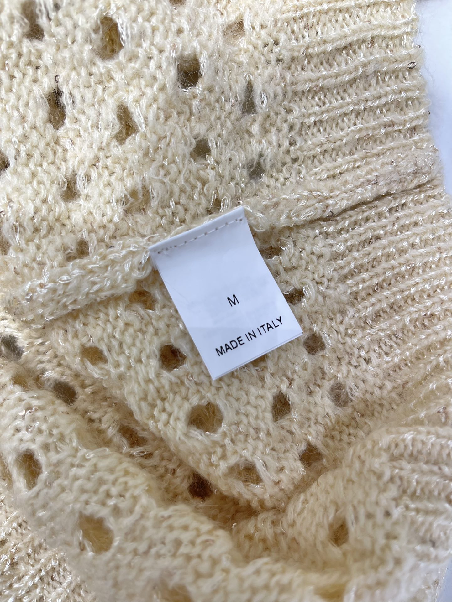 Brunello Cucinelli Women's Silver Thread Knit Top - Pure Desire Round Neck 7 i1757907374 7597 5