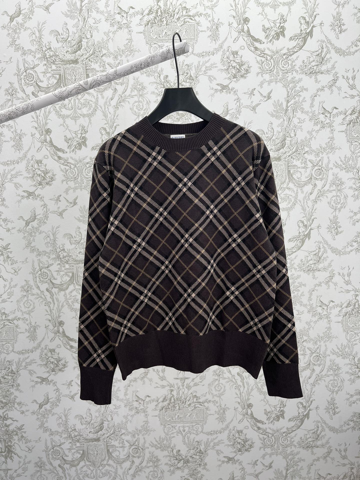 Burberry 25ss nuevo suéter a rayas versión alta talla: S.M.LXL.XXL.