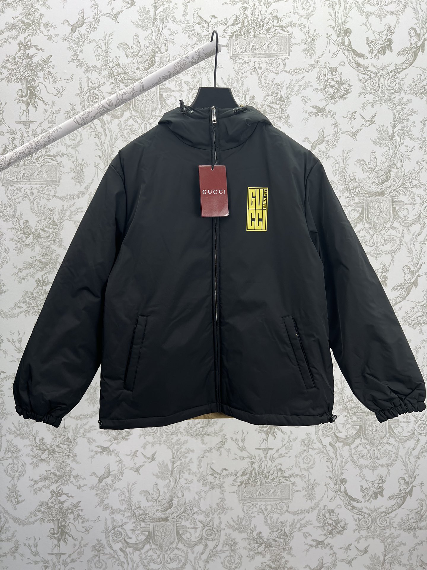 G家 25ss nueva temporada chaqueta de doble cara para hombre, con el clásico logotipo de letras de la marca en la espalda…