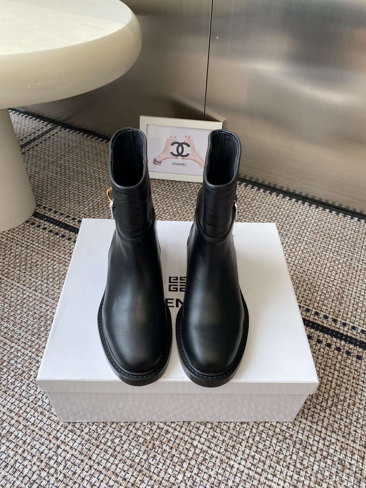Givenchy Women's Black Leather Ankle Boots - Comfortable & Stylish