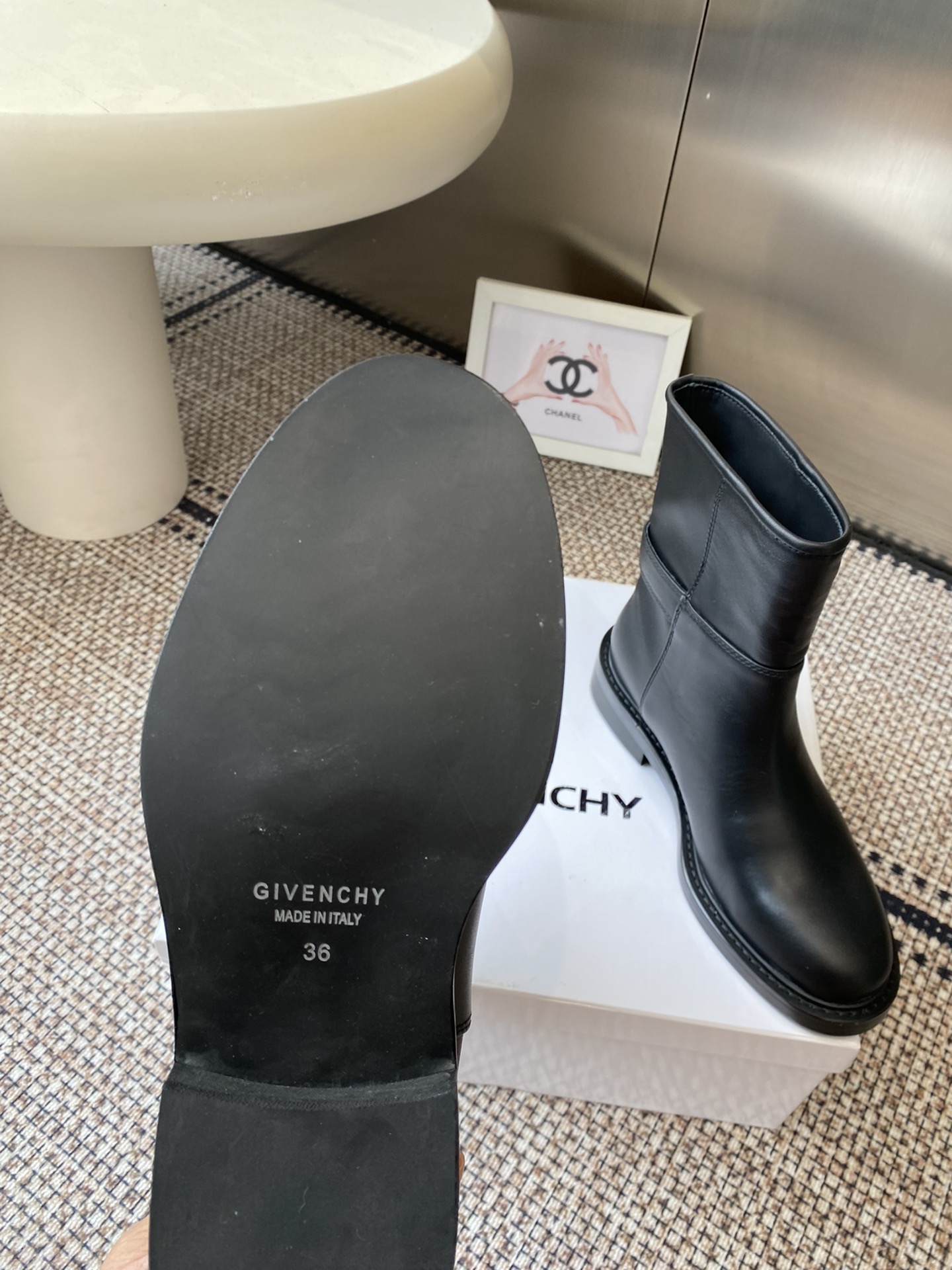 Givenchy Women's Black Leather Ankle Boots - Comfortable & Stylish 6 i1757966398 9695 4