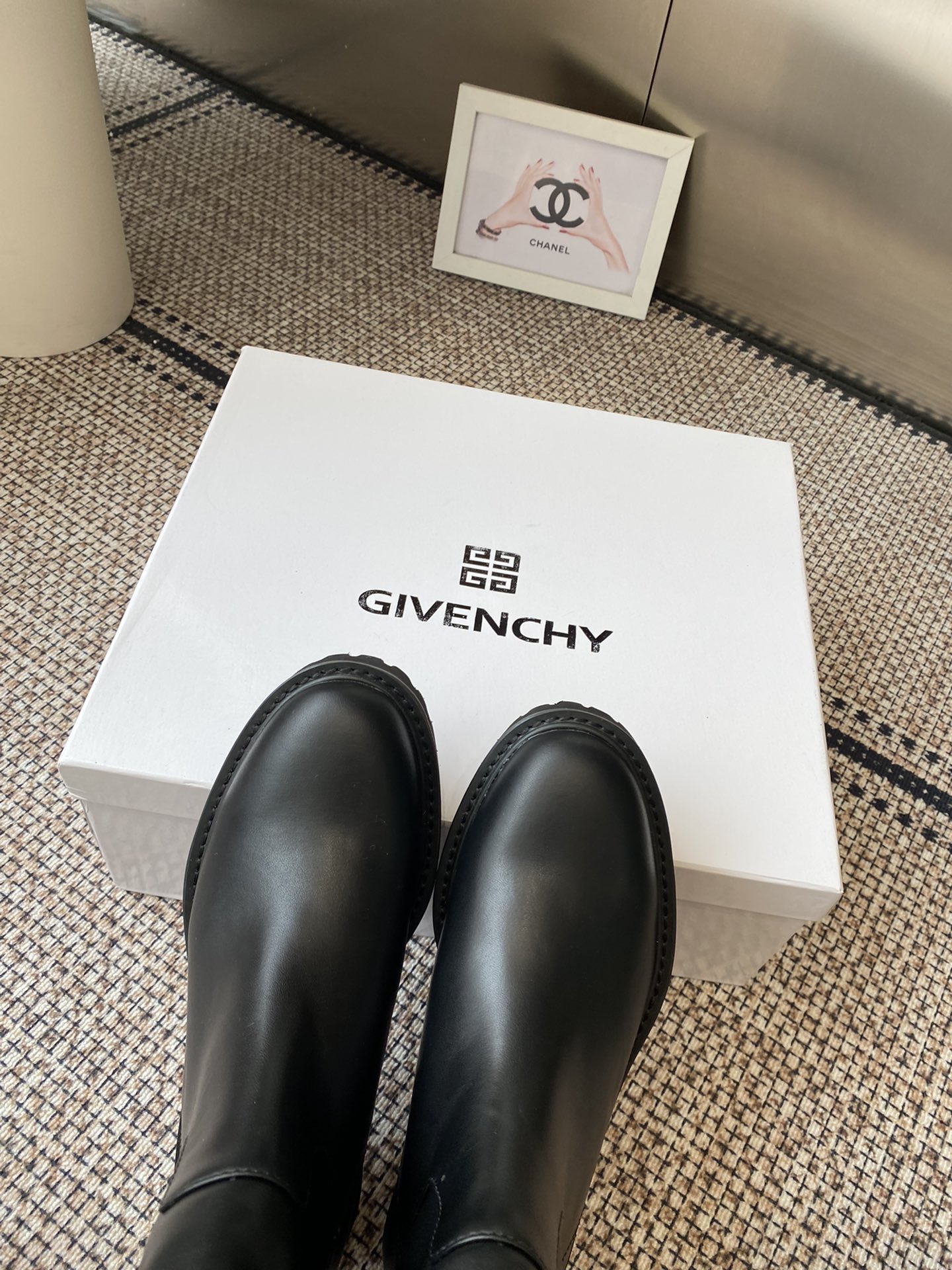 Givenchy Women's Black Leather Ankle Boots - Comfortable & Stylish 4 i1757966560 3932 2