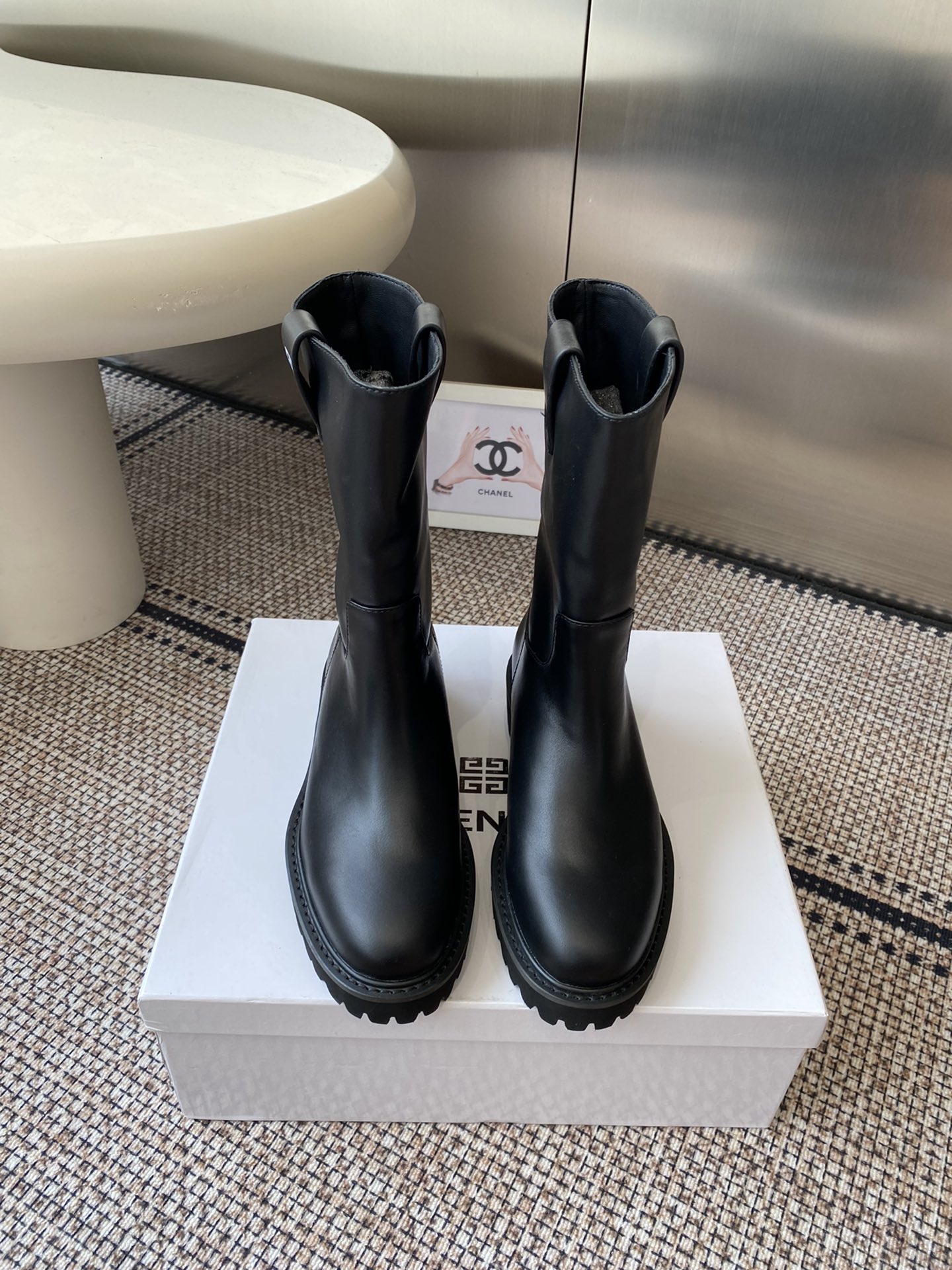 Givenchy Women's Black Leather Ankle Boots - Comfortable & Stylish