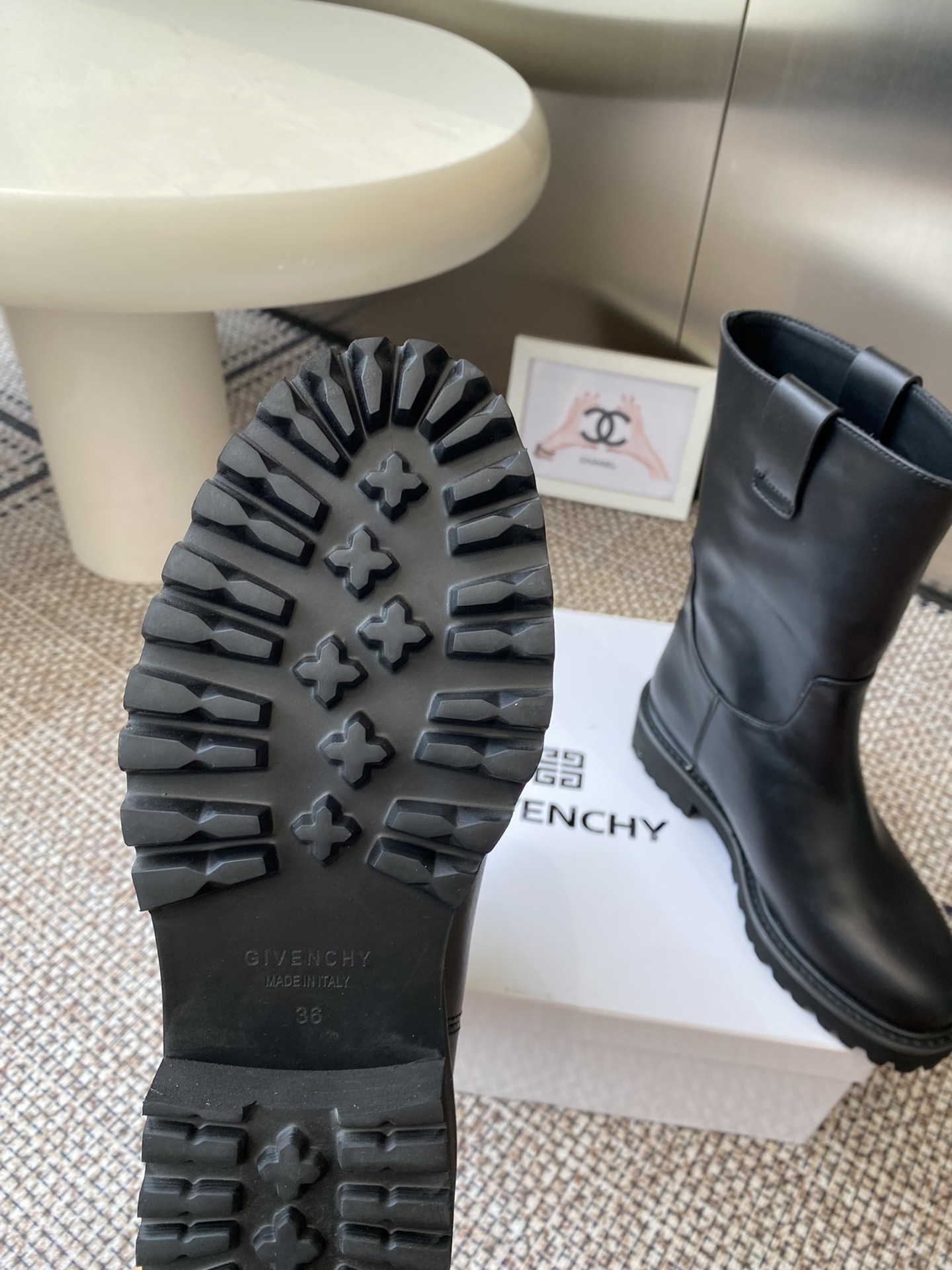 Givenchy Women's Black Leather Ankle Boots - Comfortable & Stylish 6 i1757966560 5707 4