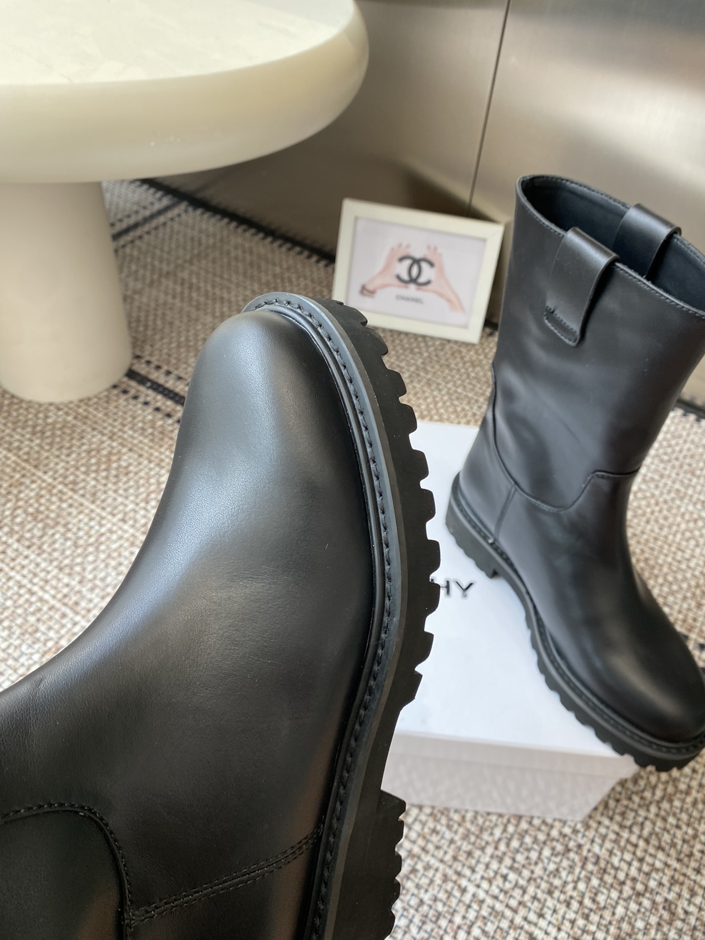 Givenchy Women's Black Leather Ankle Boots - Comfortable & Stylish 7 i1757966560 698 5