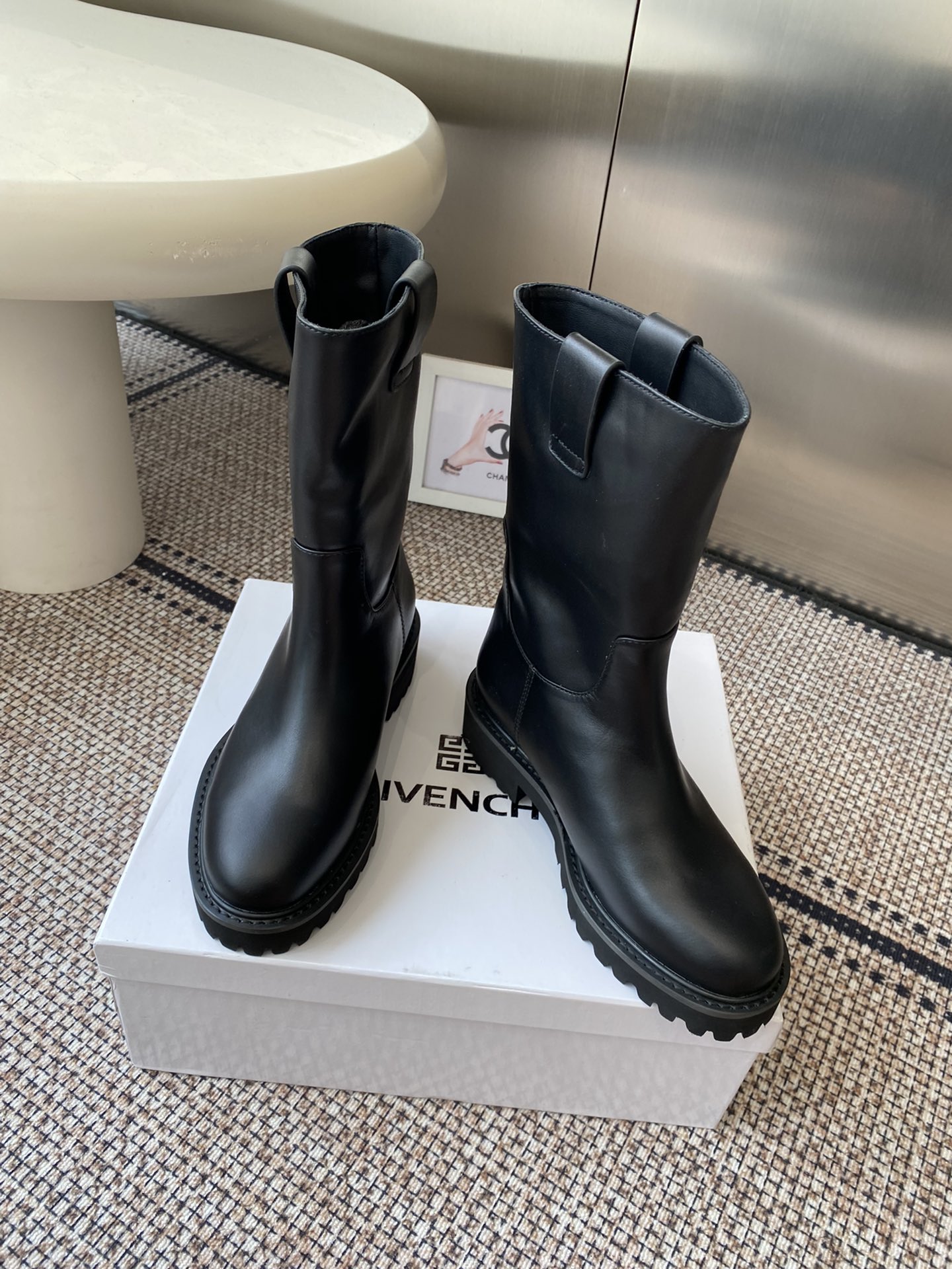 Givenchy Women's Black Leather Ankle Boots - Comfortable & Stylish 8 i1757966560 8534 6