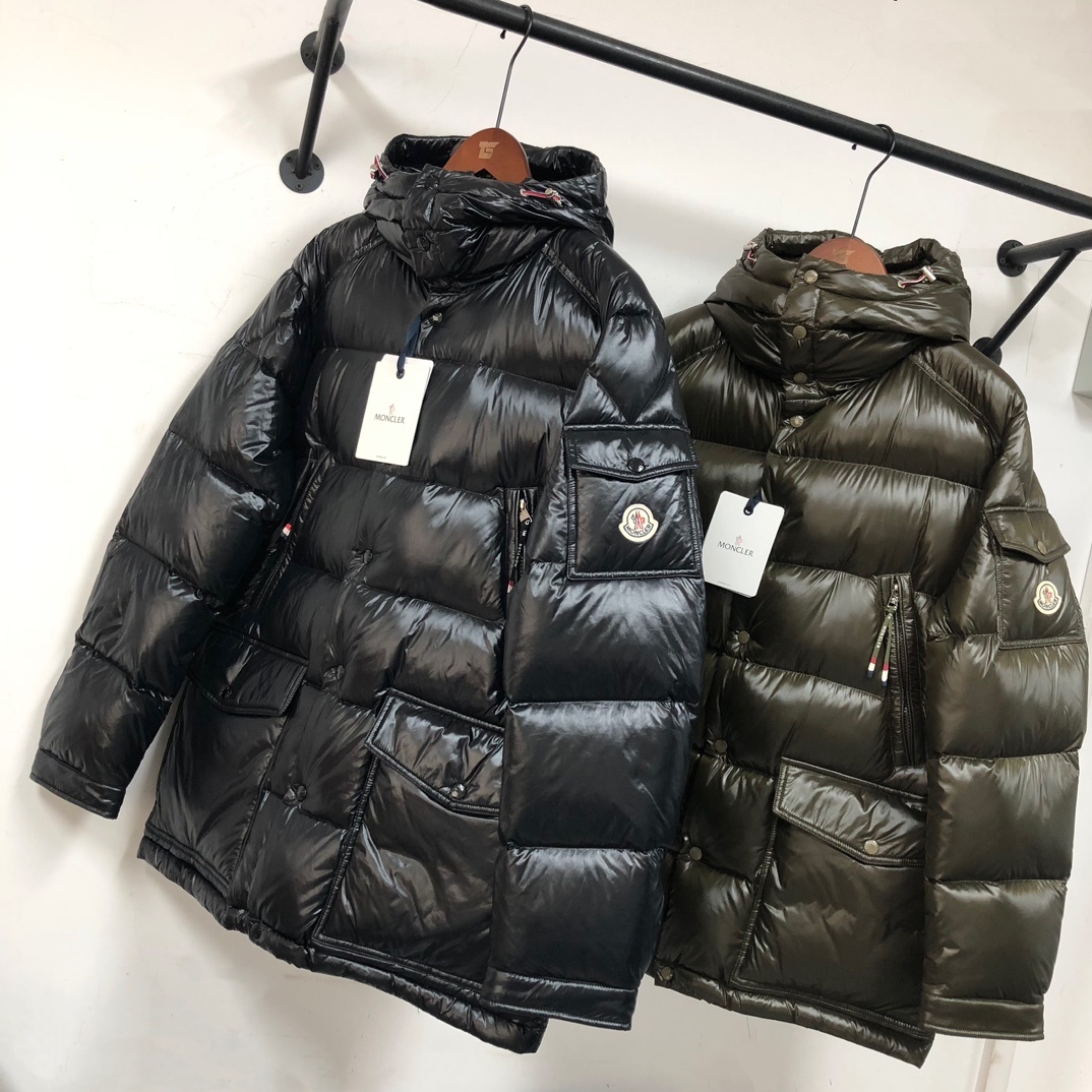 羽绒 Moncler 蒙口 Chiablese经典款 中长款情侣款羽绒服夹克外套~Chiablese中长