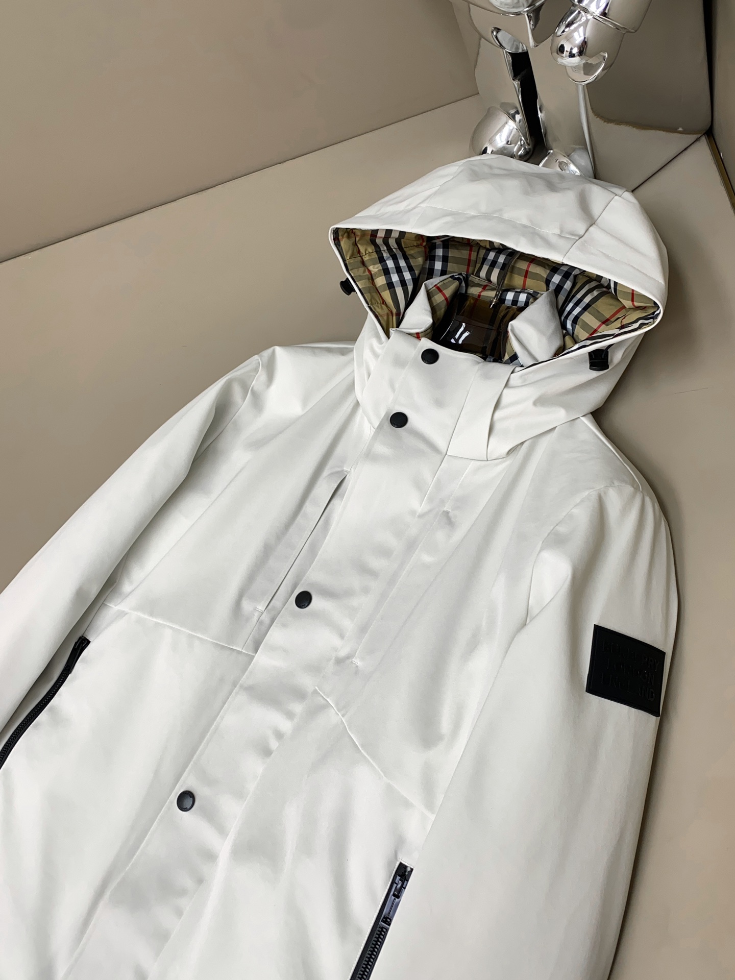 白色设计细节特写镜头