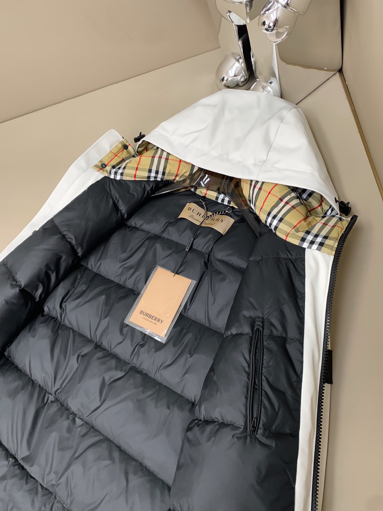 白色设计细节特写镜头