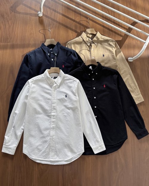 Polo Ralph Lauren Classic Logo Embroidered Long Sleeve Casual Shirt 17 Polo Ralph Lauren Classic Logo Embroidered Long Sleeve Casual Shirt