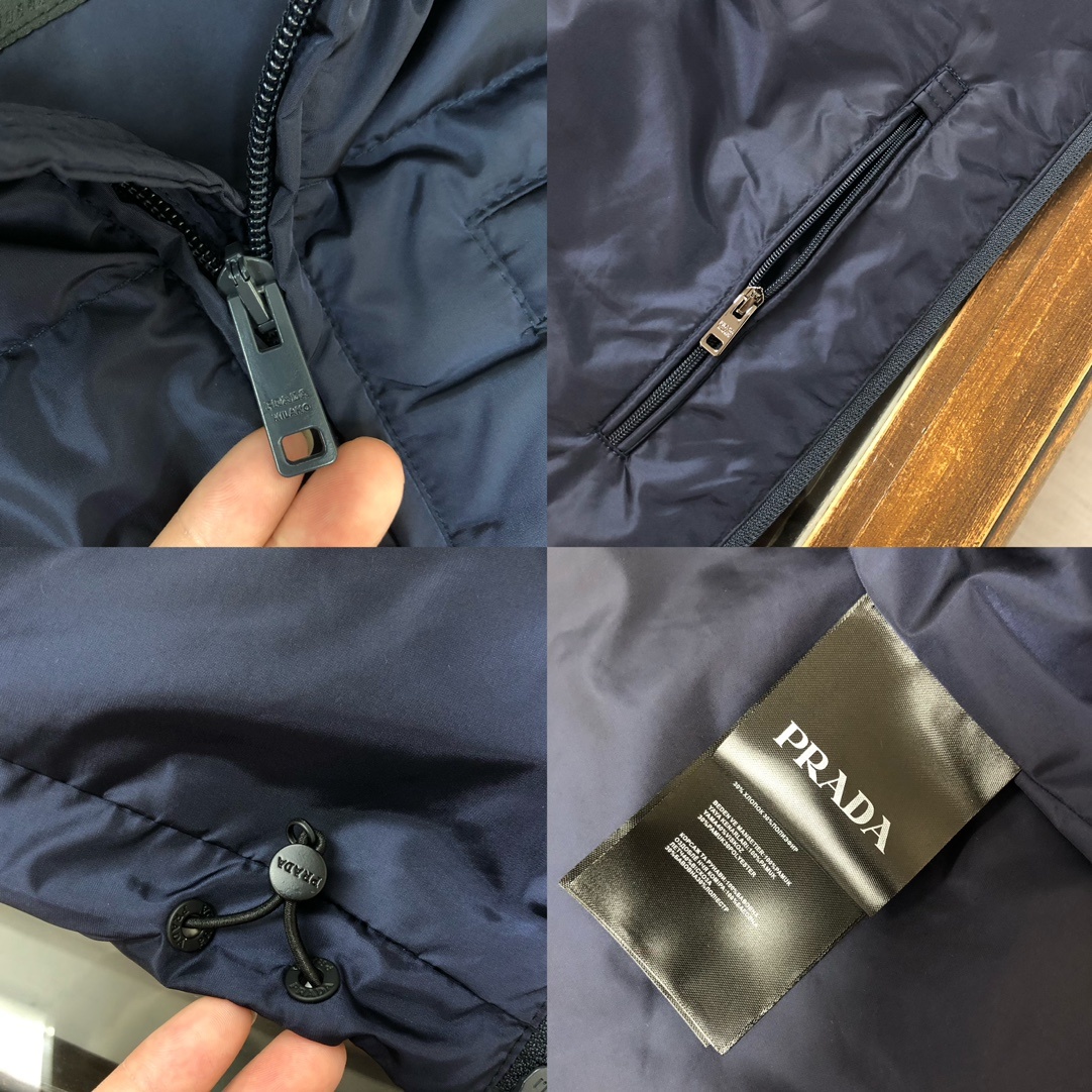 羽绒 PRADA-普拉达 25秋冬经典老牌三角标羽绒马甲背心!经典的铁三角😍每年翻牌必备上身的常青款系列