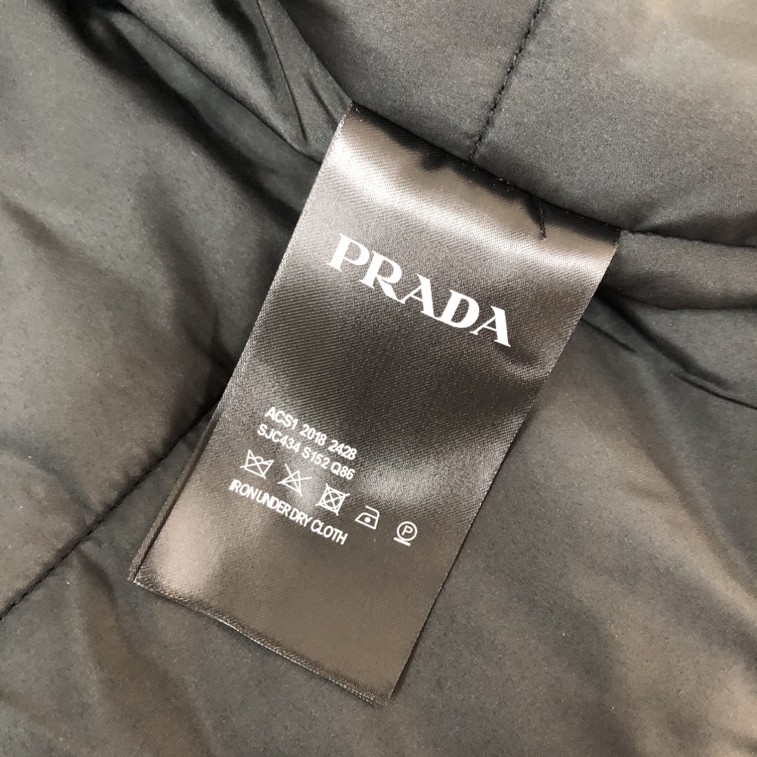 羽绒 🆕🔥 PRADA 普拉达 25秋冬最新款拼皮羽绒服～ 减龄短款棒球领～丨⚠独家yb开发！高版出品！