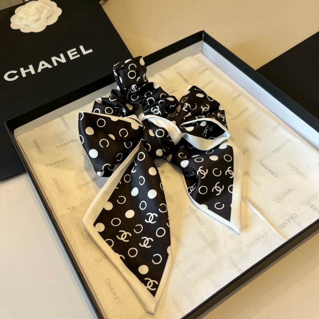NO:371995,Chanel Chanel bow hair ring hairpin, hairpin, chanel, chanel, hairpins19860909Chanel香奈儿蝴蝶结发圈发夹,发夹,chanel,chanel,hairpins,accessory