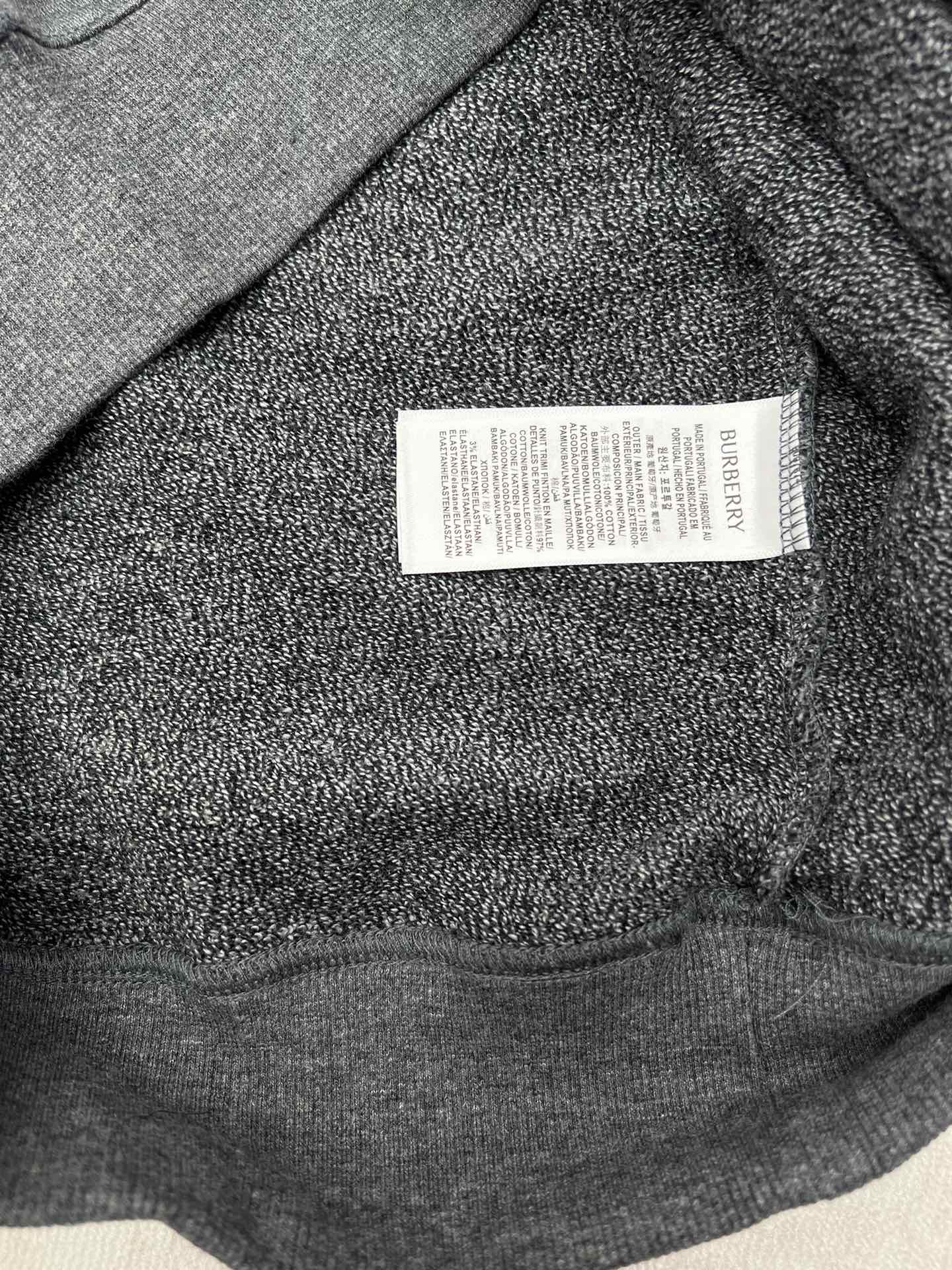 Burberry 巴宝莉 24ss灰色字母logoT恤长袖 高版本
