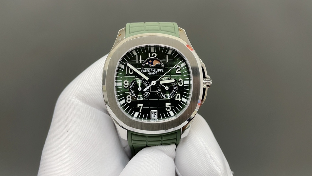 NO:726518,3K Patek Philippe grenade 5261R-001 new version has arrived!  The tape is aligned with the original version, and the balance wheel position is aligned with the original version and is adjustable!  Deduct the upgrade to the original version!  ,198609093K百达斐丽手雷5261R-001新款对版原装到货！胶带对版原装,摆轮位置对版原装可调！扣升级对版原装！,,Watch