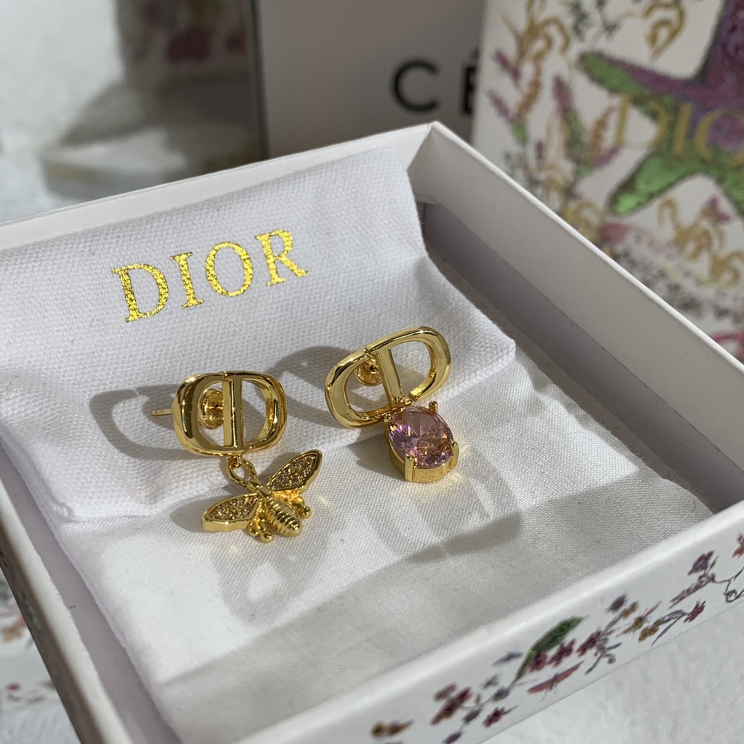 Dior p115dior 迪奥蜜蜂 耳环款式多样 2025早春系列的Tribales耳环