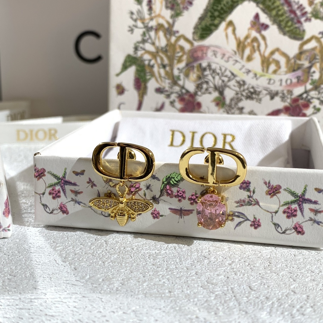 Dior p115dior 迪奥蜜蜂 耳环款式多样 2025早春系列的Tribales耳环