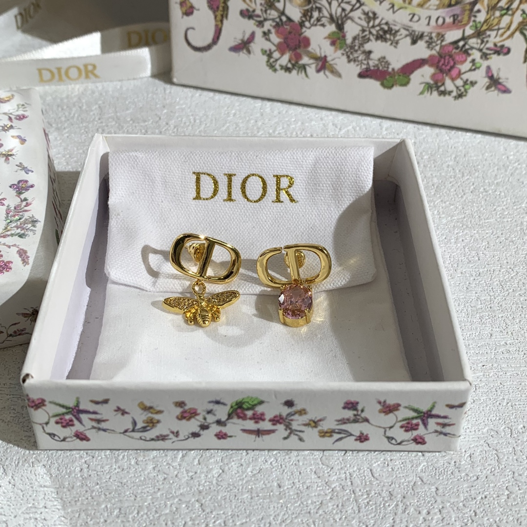 Dior p115dior 迪奥蜜蜂 耳环款式多样 2025早春系列的Tribales耳环