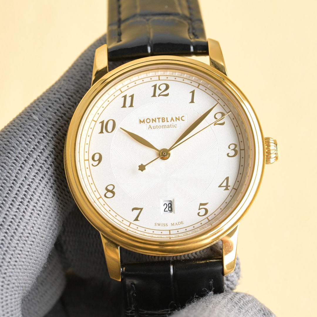 NO:340743,White Gold [TW Factory new product recommendation, latest masterpiece] original replica Montblanc celebrity series 134359 watch series!  1 diameter 42MM, thickness 9.53MM!  2 Quenching process blue steel needle, TW built with a lot of money!  3Pelletteria Italian cowhide + pin buckle!  4 Equipped with imported 2824 movement, 6-character digits, calendar, the most straightforward way presentation and display functions, elegant style!  TW Factory's ingenuity work you deserve!  ,montblanc,cowhide19860909白 金【TW Factory新品推荐 最新力作】原版复刻 万宝龙明星系列134359腕表系列！ 1直径42MM,厚度9.53MM！ 2淬火工艺蓝钢针,TW重金打造！ 3Pelletteria意大利牛皮+针扣！ 4搭载进口2824机芯,6字位,日历,最为直白的方式呈现与显示功能,优雅风范！ TW Factory工厂匠心之作 您值得拥有！,,montblanc,cowhide,Watch