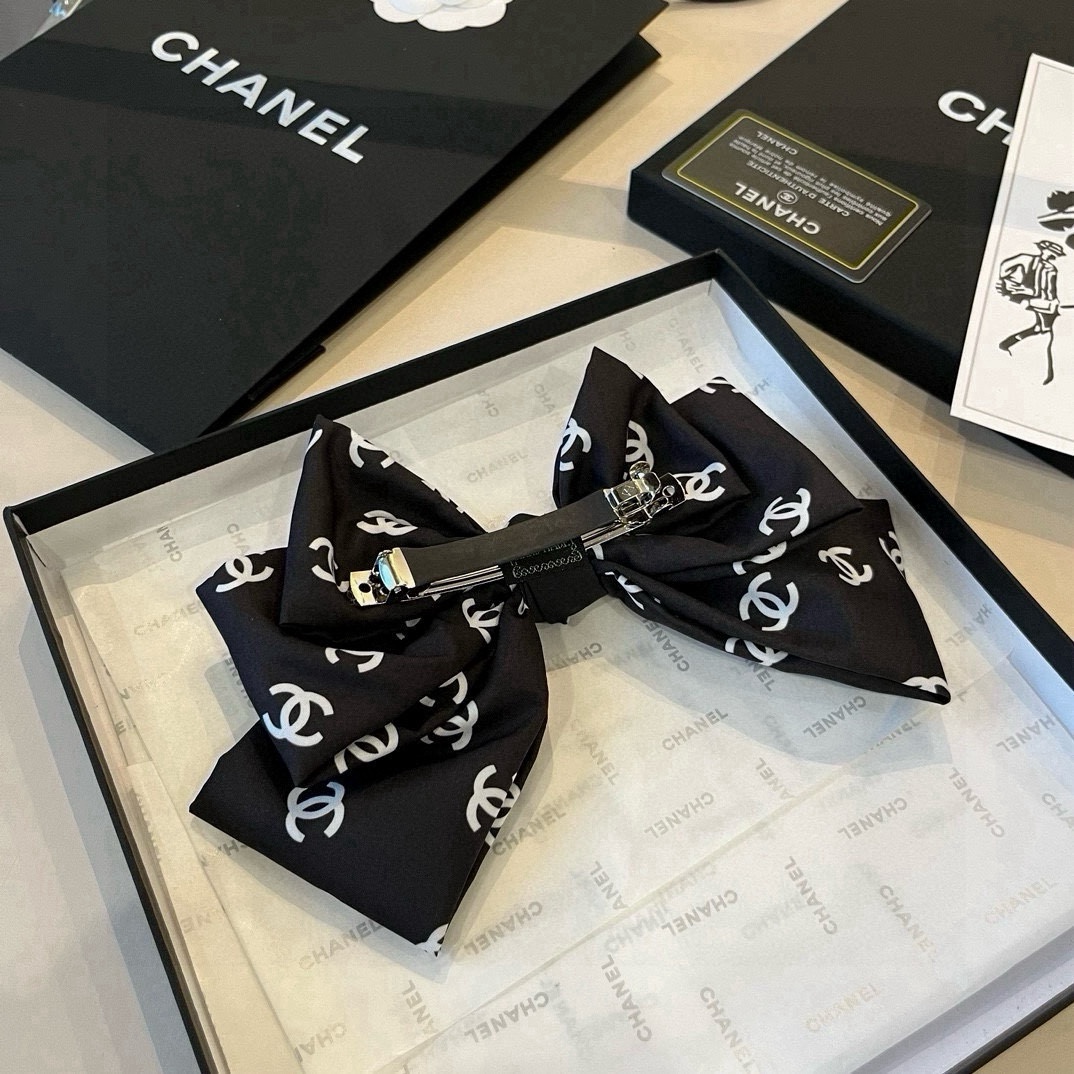 NO:371984,Chanel Chanel bow top clip hairpin, hairpin, chanel, chanel, hairpins19860909Chanel香奈儿蝴蝶结顶夹发夹,发夹,chanel,chanel,hairpins,accessory