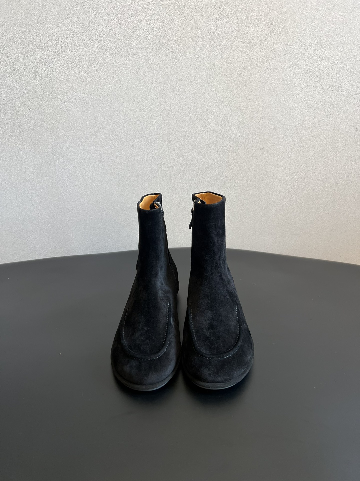 The Row Nouvelle collection automne-hiver Bottines plates rétro en velours élastique importé + semelle en caoutchouc Minimaliste Qualité supérieure