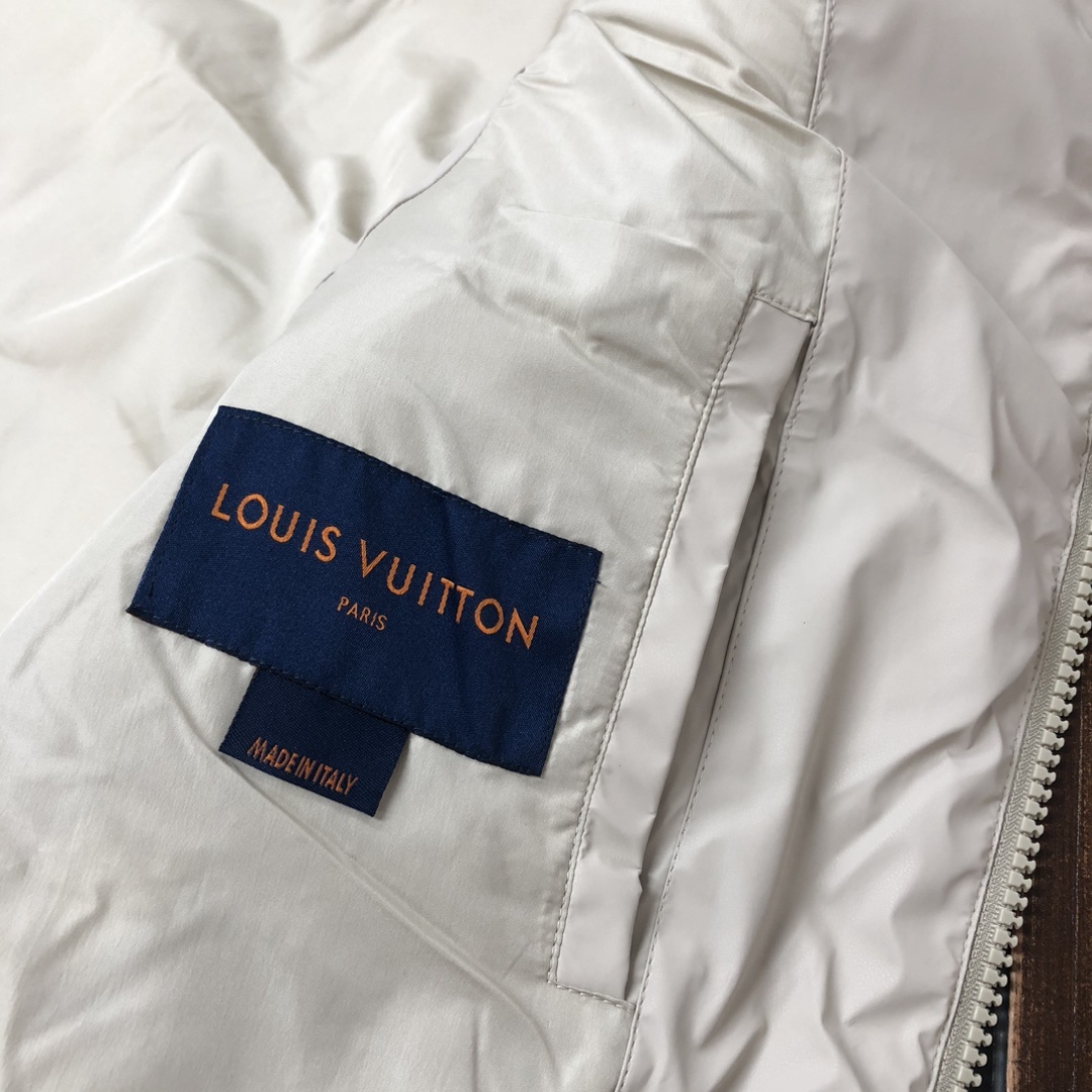 羽绒 🔥Louis vuitton/LV 路易威登 经典耐看的短款羽绒马甲背心体系, 皮革羽绒马甲, 多