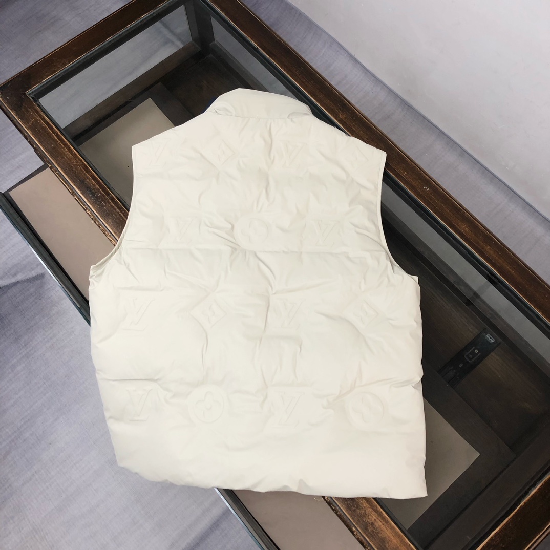 羽绒 🔥Louis vuitton/LV 路易威登 经典耐看的短款羽绒马甲背心体系, 皮革羽绒马甲, 多