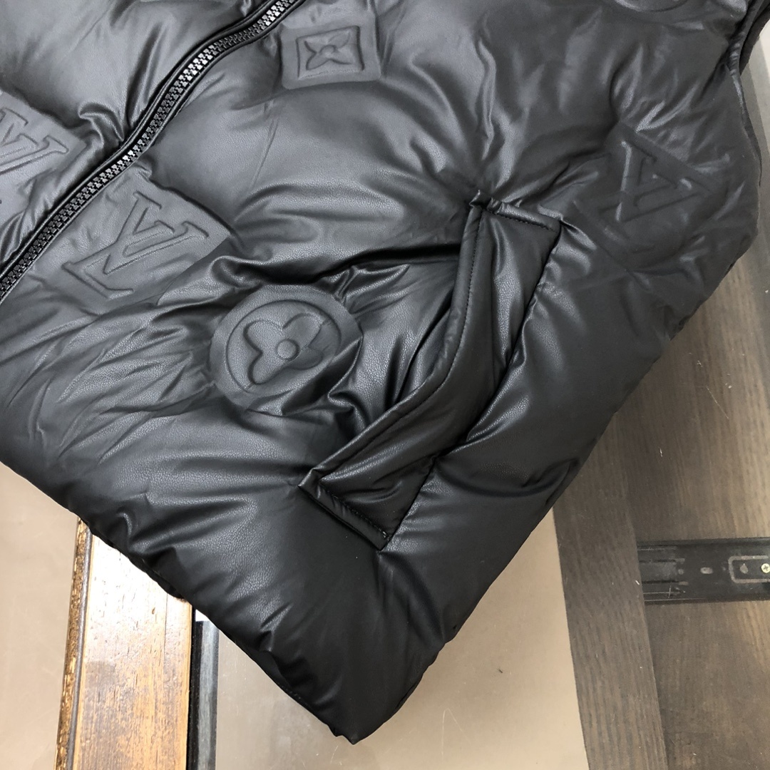 羽绒 🔥Louis vuitton/LV 路易威登 经典耐看的短款羽绒马甲背心体系, 皮革羽绒马甲, 多