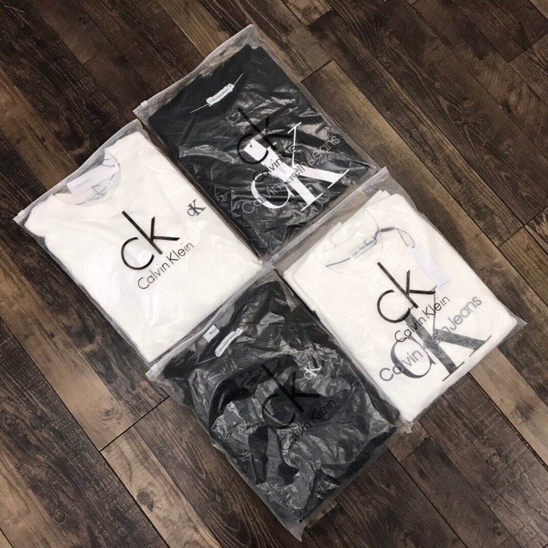 Calvin Klein Embroidered Printed Couple Sweatshirt, Unisex Style